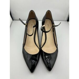 Prada Womens Mary Jane Patent Leather Heels Size 36 Black Vintage